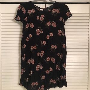Black & Floral Shirt